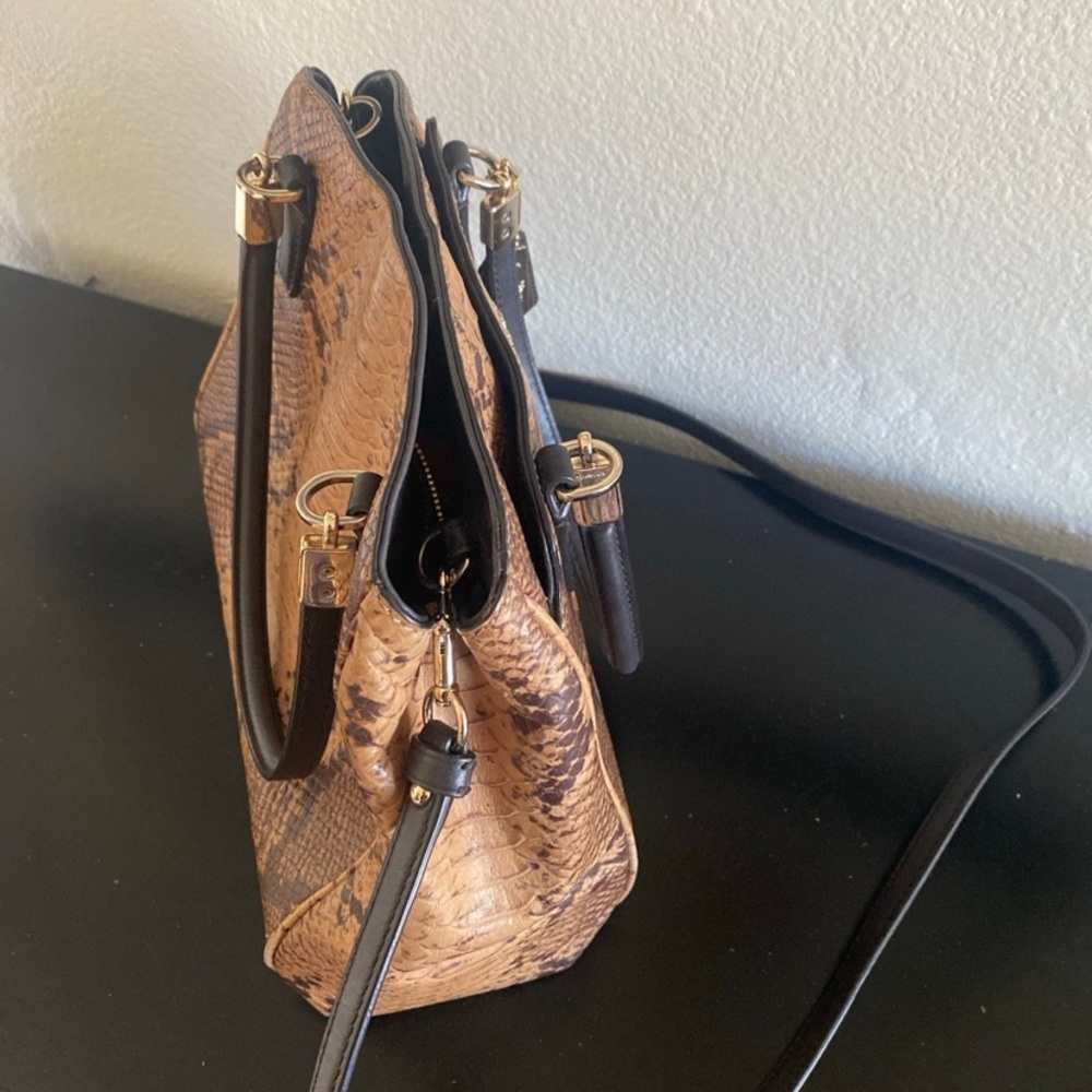 Coach Snake Print Handbag - Picture 3 of 12